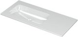 Wastafel INK Aspekt Wastafel Porselein Links Zonder Kraangat - 1000x450x15 mm - Glans Wit