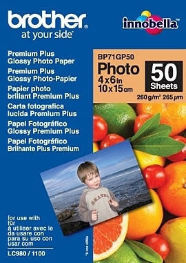 Brother BP71GP50 Premium Glossy Photo Paper