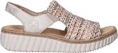 Rieker Platte Sandalen - Beige - Maat 37