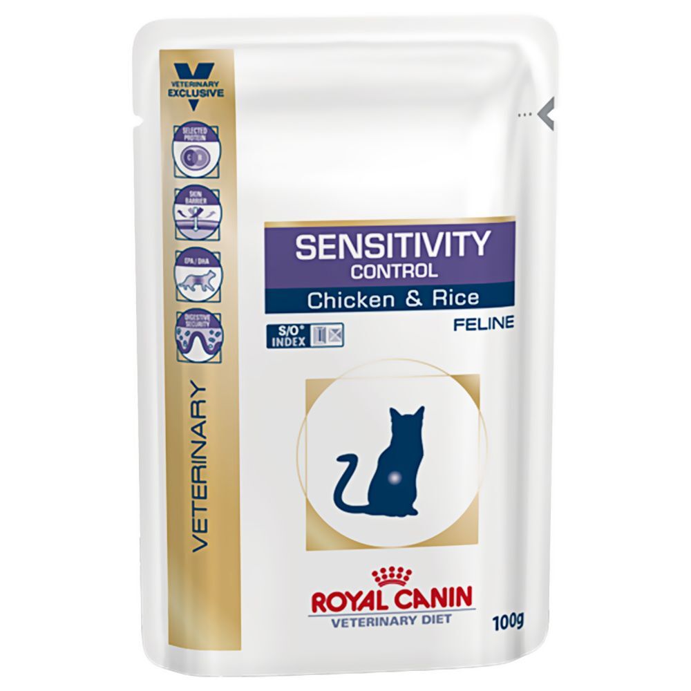 Royal Canin Veterinary Diet Sensitivity Control - Kip - Kattenvoer - 12 x 100 g