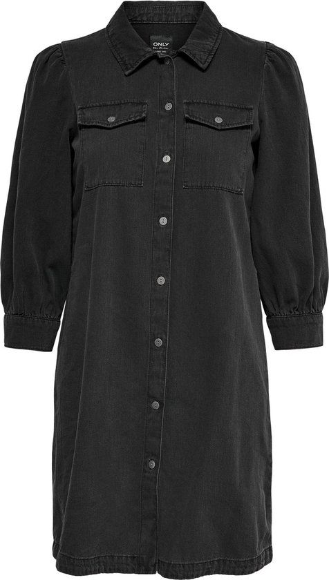 ONLY ONLFELICA DNM DRESS NOOS Women's Dress - Size XL - Washed Black
