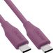 InLine USB-C naar USB-C Kabel 100W 0.5m Wild Berry/Violet