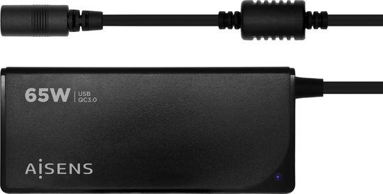 Aisens ASLC-65WAUTO-BK Laptop Charger 65 W - Black