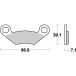 Moto-master Plaquettes de frein frittées Polaris 097021