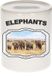 Bellatio Decorations Shoppartners Bv Dieren liefhebber olifant spaarpot 9 cm jongens en meisjes - keramiek - Cadeau spaarpotten olifanten liefhebber