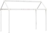 vidaXL Kinderbedhuisje - 217x95,5x159 cm - massief grenenhout - wit