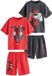 Next Jongens Set van 2 korte pyjama's Grey/Red Tokyo Football 128