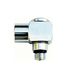 Tecnomar Tuyau adaptateur 90 Lp 3/8 Viton Argent