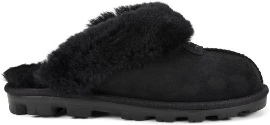 UGG W Coquette Dames Pantoffels - Black - Maat 38