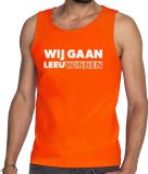 Bellatio Decorations Shoppartners Bv Nederland supporter tanktop / mouwloos shirt Wij gaan Leeuwinnen oranje heren - landen kleding M