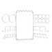 iDesign Classico Accessoire-organizer voor wandmontage, wit