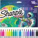 Sharpie Permanente Markeerpennen Kleurset | Limited Edition Kleurpennen | Fijne Punt | Assorti Kleuren | 18 Stuks