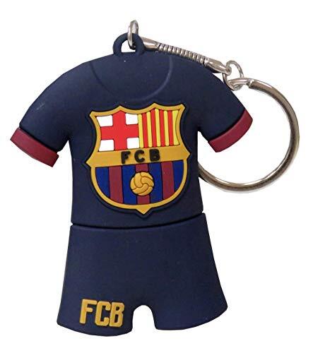 Futbol Club Barcelona - Hanger van rubber in T-shirtvorm, blauw, 8 GB (CYP import USB 03-BC)