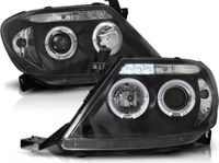 Viking Choice AP Onderdelen B.V. Koplampen dual halo rims TOYOTA HILUX 05-11 ANGEL EYES ZWART