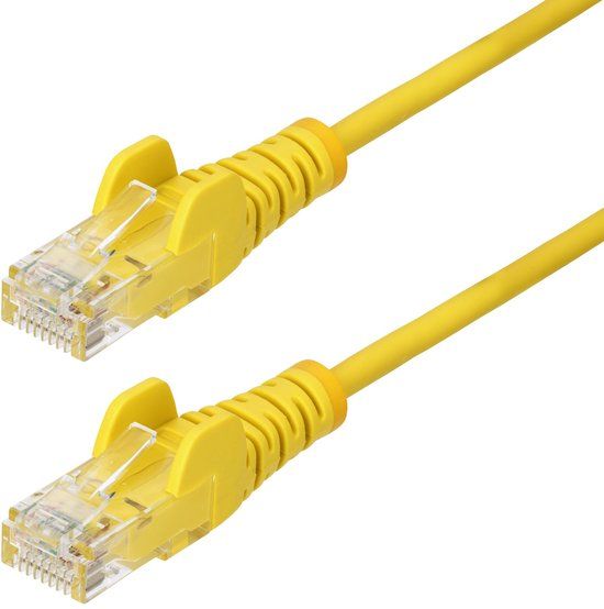 StarTech.com 50cm Dunne CAT6 Ethernet Kabel, Geel