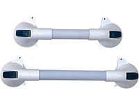 W.w.o. 1007 draagbare handgreep met zuignappen, 40 cm lang, wit, uniseks