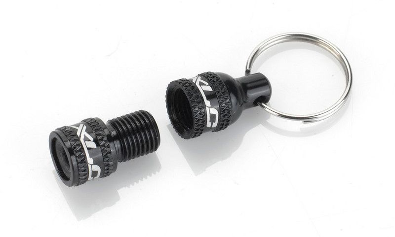XLC Ventieladapter autoventiel op dunlop ventiel/sclaverand ventiel zwart