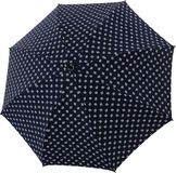 Doppler Manufaktur Zürs Rustika Stick Paraplu 91 cm - 103cm Diameter - blauw
