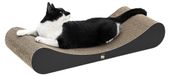 Carton à griffer Chat Carton à griffer - Noir - 75 x 31 x 13 cm - Carton recyclé - Pour grattage horizontal