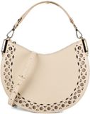 Coccinelle Sunup Schoudertas Leder 33 cm - Dames - beige