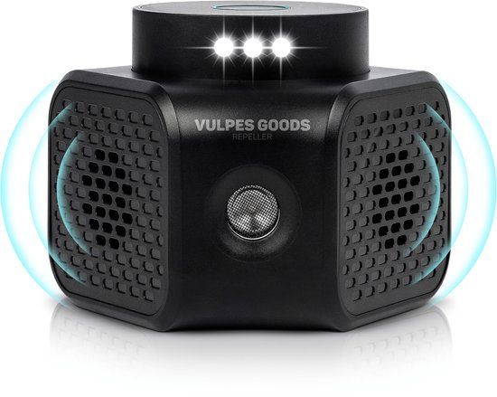 Vulpes Goods® Verjager - Ultrasone Ongedierteverjager - Zwart