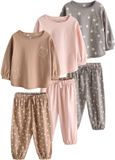 Next - Meisjes - Set van 3 pyjama's met joggingbroek - Roze