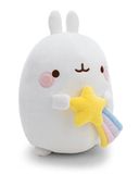 NICI Peluche Molang avec étoile filante dans un coffret cadeau, 24 cm, blanc