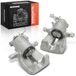 Frankberg 2x Brake Caliper Disc Brake Rear Left Right Aluminium Compatible with Golf V Golf VI A3 TT Altea Toledo III Octavia II Touran Superb II Replace# 1K0615423