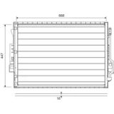 Valeo Condenseur, Climatisation 822643 Mercedes-benz 2215000554 2215000754