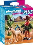 PLAYMOBIL Cowboy met wild veulen - 5373