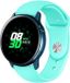 By Qubix Qubix Rubberen Sportband Aqua Blauw Geschikt voor Xiaomi Mi Watch / Watch 2 / Watch S1 / S2 / S3 / S4 (47mm)