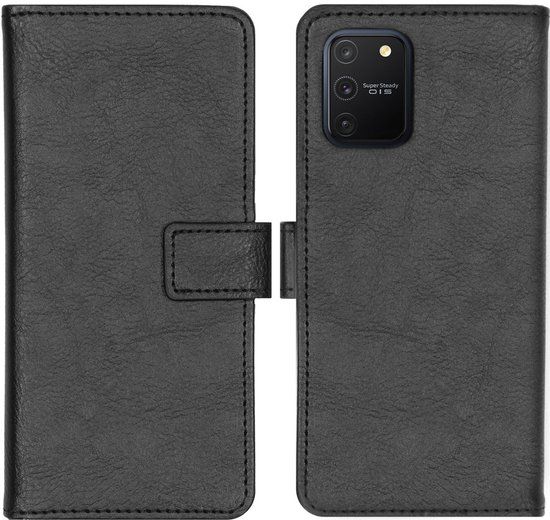 imoshion Luxe Bookcase voor de Samsung Galaxy S10 Lite - Zwart