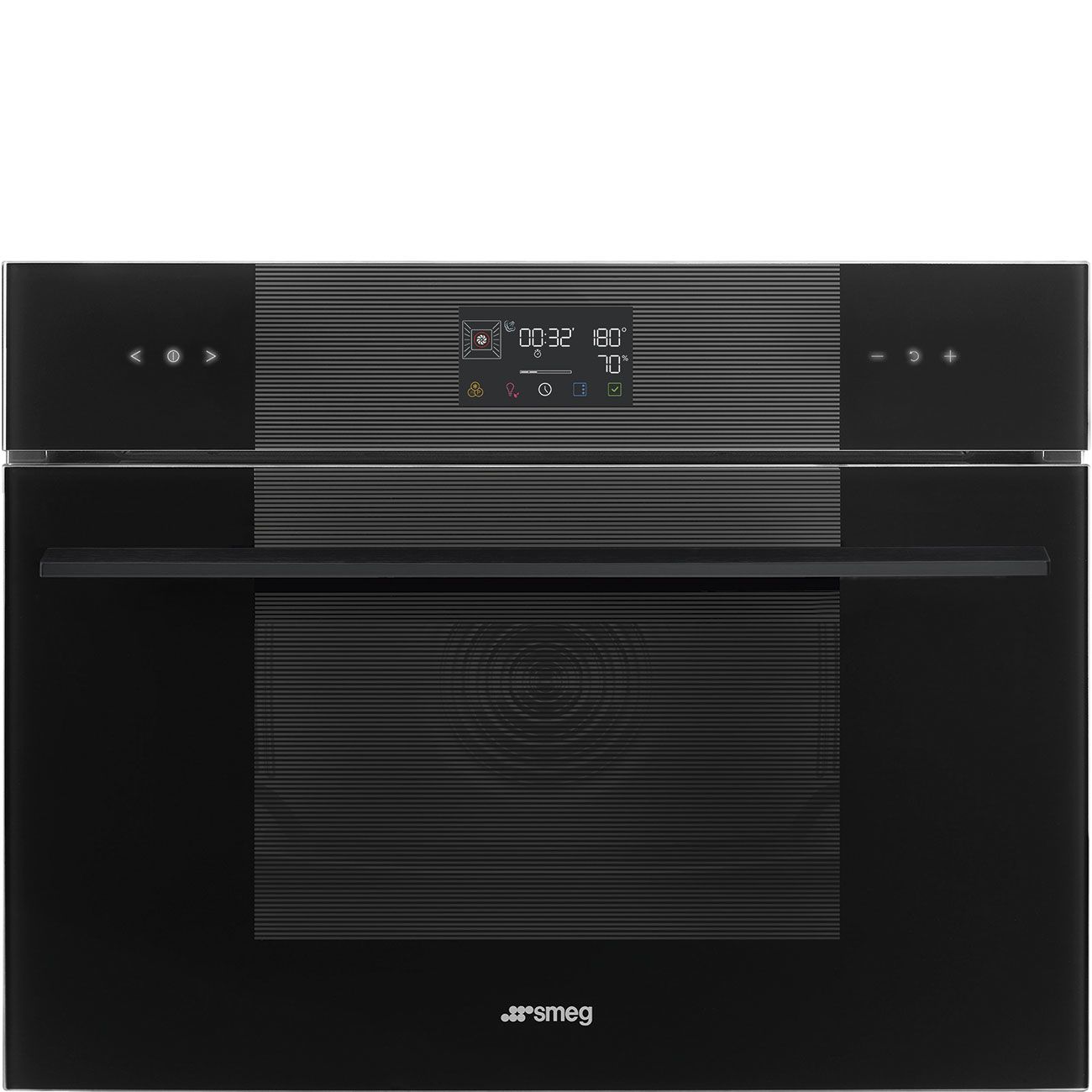 Smeg Linea SO4102S3B3 - Oven - 41L - 3000W - Zwart