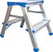 BRAKET* Escabeau pliant en aluminium 44cm 1 marchepied + plateforme