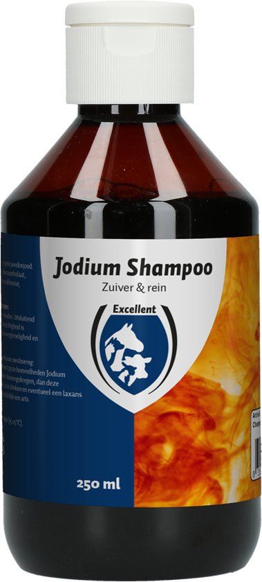 Excellent Jodium Shampoo 250 ml - 10% PVP Jodium - For Animals