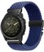 By Qubix Qubix - Braided Nylon Watch Band for Garmin Fenix 7X/6X/5X - 26mm Quickfit - Blue