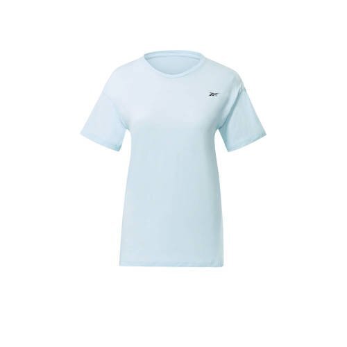 Reebok Training sport T-shirt lichtblauw