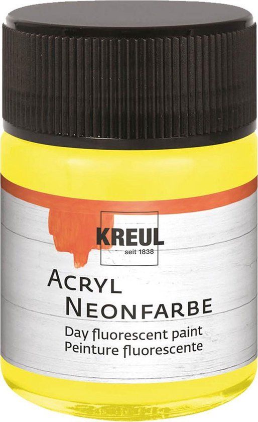 C.Kreul Acrylverf Neon Geel 50 ml