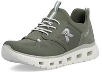 Rieker Dames Slippers Sneaker Vegan MemoSoft Elastisch M6078-54 Green