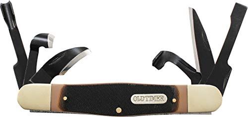 Schrade Old Timer Splinter Carving Zakmes - 11.13 cm - Meerkleurig