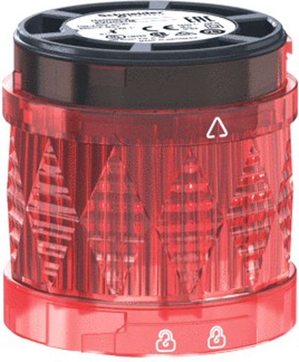 Schneider Electric XVUC24 - Signaalzuil Opt Module - Rood - 2W - 4-pin - Harmony