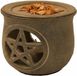 Green Tree Candle Company Pentacle Soapstone Aromaburner scent carrier