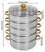 Inox set cuiseur vapeur - cuiseur vapeur 5 couches, 26 cm