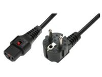 Microconnect EL182S electriciteitssnoer Zwart 2 m