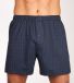 SCHIESSER Cotton Casuals boxer (1-pack) - heren boxershort jersey donkerblauw geruit