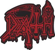 Death - Logo Cut Out Patch - Rood