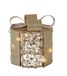 Countryfield Pippa Or Goud Metaal Ø10x11cm met 10 LED Lampjes en Timer, 2xAA