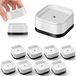 Rehausseur de meubles - Empilable - 3,5 cm - Blanc - 8 pièces