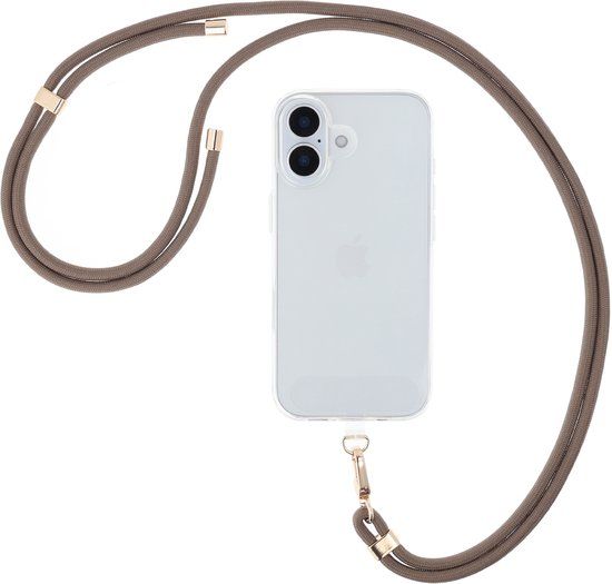 Selencia Universeel telefoonkoord - Mokka