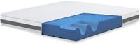 White Stone Matras 120x190 cm Antibacterieel Schuim | Hoogte 20 cm | 3D Air Hypoallergeen Hoes | Orthopedisch Thermosensitief Matras